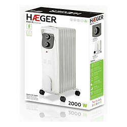 Radiateur à Huile (9 modules) Haeger OH-009.006A Blanc 2000 W