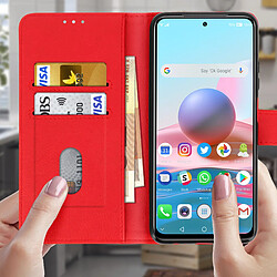 Avis Avizar Étui Redmi Note 10 / 10s Protection Porte-carte Fonction Support rouge