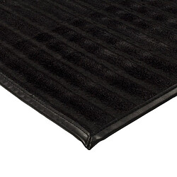 Avis Thedecofactory FLOCK - Tapis en simili cuir noir 140x190