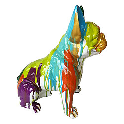 Figurine Boston Terrier Assis Kuatéh Nina 40x29x45 cm Multicolore