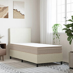 vidaXL Matelas à ressorts ensachés moyen 90x200 cm