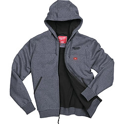 Acheter Milwaukee - Sweat à capuche chauffant gris taille XL 12V sans batterie ni chargeur - M12 HH GREY3-0 (XL)