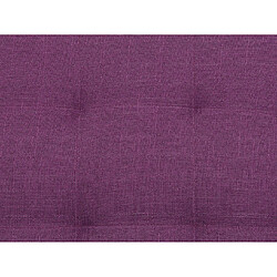 Beliani Ottoman ABERDEEN Violet pas cher