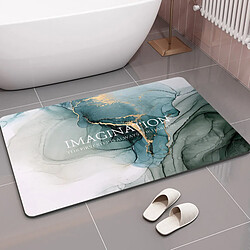 LUUCOZK Tapis de bain antidérapants, absorbants, à séchage rapide, décoration de salle de bain, motif 11-50X80cm