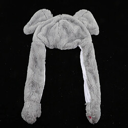 Oreilles de lapin chapeau mobile chapeau de peluche animal mignon en peluche pour enfants éléphant