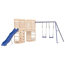 Maison Chic Aire de jeux d'extérieur | Maisonnette de jeu | Maison pour enfants bois de pin massif -GKD45955