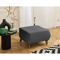 Bestmobilier Cristal - pouf modulable - 65 cm - en velours côtelé pas cher