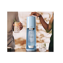 Machine à gazéifier l'eau + 1l bouteille + 1 cylindre - bleu pastel - 1012811333 - SODASTREAM