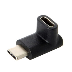 Adaptateur D'alimentation D'extension Coudé à 90 Degrés USB 3.1 Type-C Mâle à Femelle A