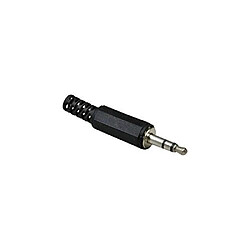 Jack 3.5 mm Fiche mâle droite BKL Electronic 1107003 Nombre de pôles: 3 stéréo argent 1 pc(s)