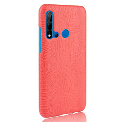 Avis Wewoo Coque PC + PU antichoc en texture de crocodile pour Huawei P20 lite 2019 / Huawei nova 5i rouge