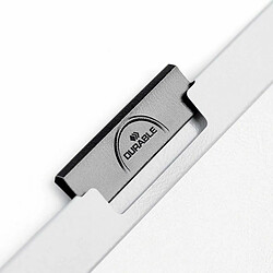 Porte-documents Durable Duraclip 60 Gris Transparent A4 25 Pièces