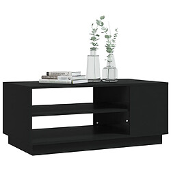 Acheter Maison Chic Table basse pour salon | Table à café Noir 102x55x43 cm Aggloméré -GKD32043