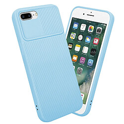 Cadorabo Coque iPhone 7 PLUS / 7S PLUS / 8 PLUS Etui en Bleu