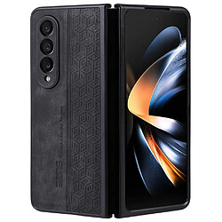 Coque en TPU + PU AZNS anti-chute pour votre Samsung Galaxy Z Fold4 5G - noir