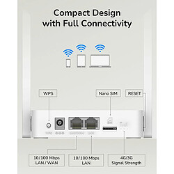 Router Cudy LT300_EU Blanc RJ45 RJ45 x 1 Wi-Fi 4 pas cher