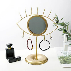 Miroir En Forme D'oeil de Table avec Le Support de Bijoux, Cintre Décoratif Moderne de Collier