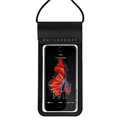 Wewoo Housse Coque Sac étanche pour téléphone mobile de plongée en plein air portable de 6 à 7 pouces noir