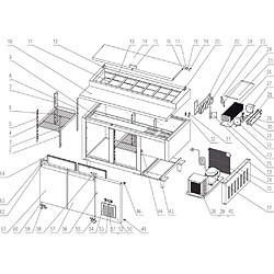 Acheter Comptoir de Préparation de Sandwich SS8200 - TEFCOLD