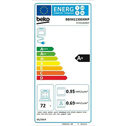 Acheter Four encastrable Pyrolyse Chaleur pulsée BEKO BBIM11300XMP Inox - Porte froide - 72L - 59,4 cm