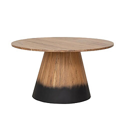 BOIS & CHIFFONS Table de repas ronde 140 cm | Acacia Dimona