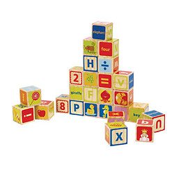 Alphabet en cubes E0419 - HAPE