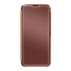 Avizar Étui Clear View pour Samsung S23 avec Clapet Miroir Support Vidéo Rose Gold