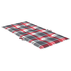 Acheter vidaXL Coussins de chaise de jardin à dossier bas lot de 4