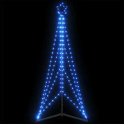 vidaXL Guirlande de sapin de Noël 363 LED bleu 180 cm