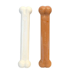 nylabone 982903 Dura Power Chew, en forme d'os, double emballage avec saveur de bacon et de poulet