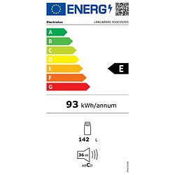 Acheter Réfrigérateur 1 porte intégrable à glissière 142l - LRB2AE88S - ELECTROLUX