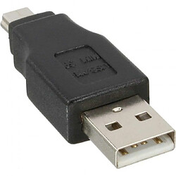 adattatore inline usb 2.0 type-a maschio a mini usb 2.0 type-a