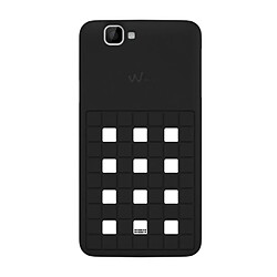 Wiko coque Ultra Slim noire à damier perforée d'origine pour Wiko Rainbow