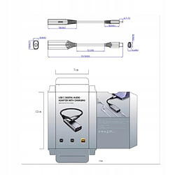 GUPBOO Adaptateur audio USB Type-C vers 3,5 mm et câble AUX pour,JL297 pas cher