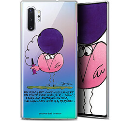 Caseink Coque Pour Samsung Galaxy Note 10+ / Plus (6.8 ) [Gel HD Collection Les Shadoks ? Design En Essayant - Souple - Ultra Fin - Imprimé en France]