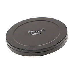 Acheter 52mm objectif de caméra filtre capuchon de rangement cas housse de protection en métal couvercle noir