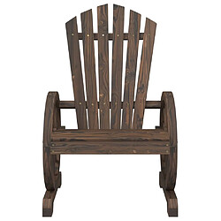 Maison Chic Lot de 4 Chaises de jardin Adirondack bois de sapin massif -GKD77169 pas cher