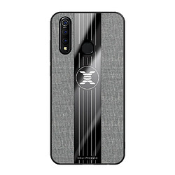 Wewoo Coque Souple Pour étui de protection TPU antichoc Vivo Z5X XINLI Stitching Cloth Gris