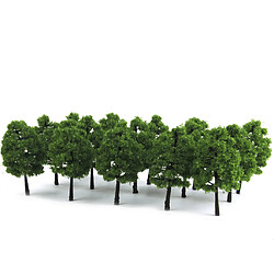 120 Pièces Mixtes Modèle Arbres Décoration pour Miniatures Maquette Ferroviaire d'architecture Paysage Arbres Echelle 1/100 pas cher