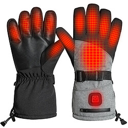 INF Gants thermiques chauffants Taille unique Gants + batterie 5000 mAh