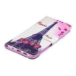 Acheter Wewoo Housse Coque Etui à rabat horizontal Love Tower pour Galaxy A8s 2018avec porte-cartes et