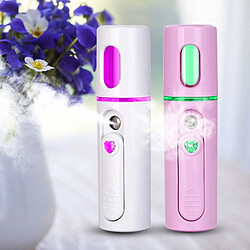 Acheter Wewoo Facial Steamer Nano Handy Face Pulvérisateur d'humidité Rechargeable Mini Recharge USB blanc