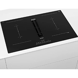 Avis Table de cuisson aspirante induction 80cm 4 feux 7400w noir - pvq811f15e - BOSCH