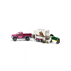 Schleich - Pick-up avec remorque pour cheval