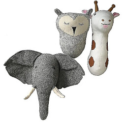 Universal Chouet / girafe / conception d'éléphant, Mur Mound Animaux en peluche pour la maison