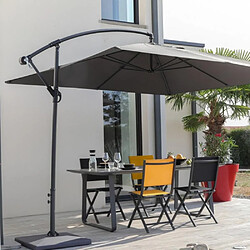 Acheter Alizé Pied de parasol en béton 50 kg - Gris