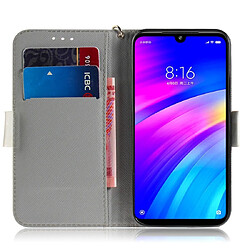 Acheter Wewoo Housse Coque Étui à rabat horizontal Motif couronne de paon modèle 3D en couleur pour Xiaomi Redmi 7avec porte-cartes et