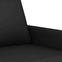 Maison Chic Ensemble de canapés 2 pcs avec coussins, Canapé droit Sofa pour Salon Noir Velours -GKD989462 pas cher