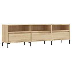 Maison Chic Meuble TV scandinave - Banc TV pour salon chêne sonoma 150x30x44,5 cm bois d'ingénierie -MN67619