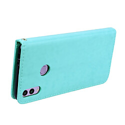 Avis Wewoo Housse Coque Étui en cuir PU à rabat horizontal relief rose pour Huawei Honor 8Cavec support et fentes cartes et portefeuille vert